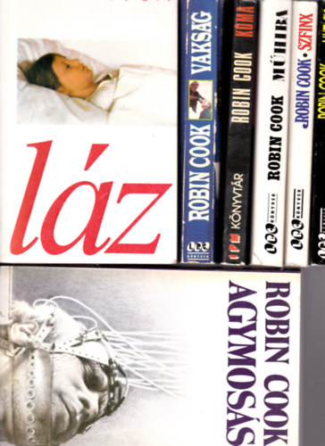 Robin Cook - 7 db Robin Cook k�nyv:Vaks�g+ K�ma + M�hiba + Szfinx + Mut�ci� + Agymos�s + L�z