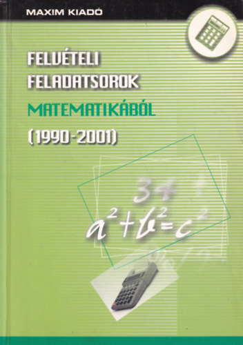 Pusks Kornl - Felvteli feladatsorok matematikbl (1990-2001)