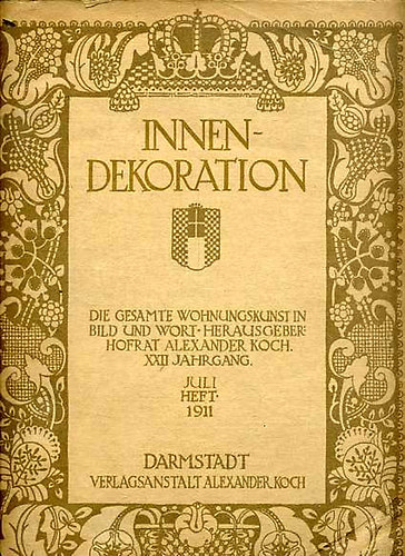 Innen-dekoration 1911 Juli
