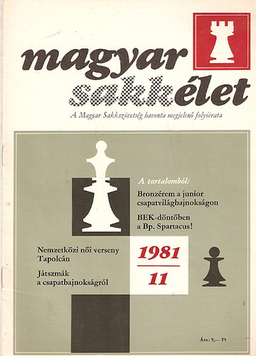 Magyar sakklet 1981/11. szm