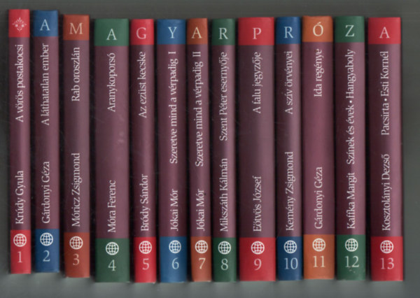 A Magyar Próza Klasszikusai 1-26. kötet