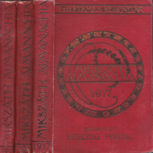 3 db Miksz�th Almanach:1911 +1914 + 1917