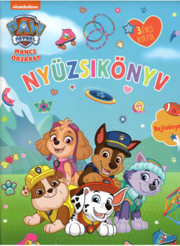 Paw Patrol Mancs rjrat   Nyzsiknyv   3ves kortl