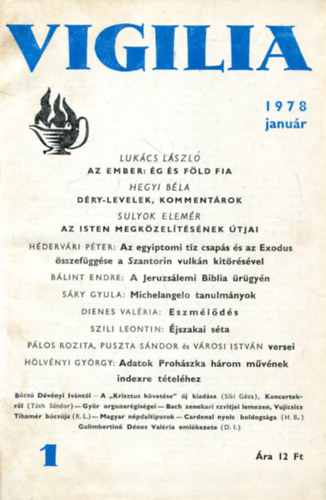 Vigilia 1978. I-XII. Kt ktetben