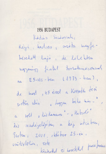 1956 Budapest- a Corriere della Sera kik�ld�tt tud�s�t�ja jelenti (Dedik�lt)