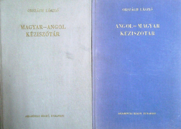 Magay-Országh - Magyar-angol, angol-magyar kéziszótár I-II
