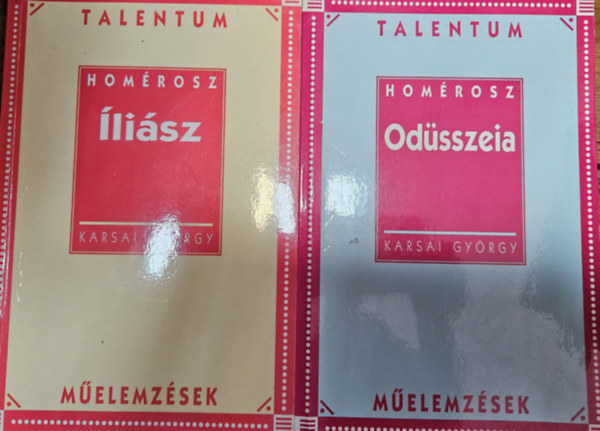Karsai Gyrgy - 2 db a Talentum melemzsek sorozatbl: lisz + Odsszeia