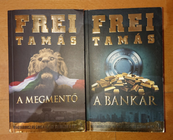 Frei Tams - 2 db Frei Tams knyv: A megment, A bankr