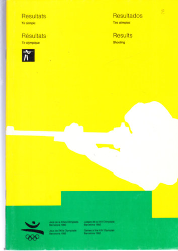 Barcelona 1992, Olimpiai J�t�kok eredm�nyek, 22 db. A4-es f�zet, k�nyv, sport�gank�nt. Hivatalos olimpiai kiadv�ny. (T�bbnyelv�)