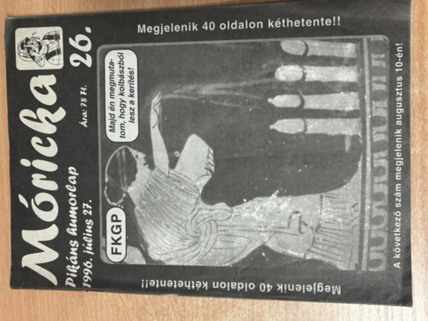 Móricka 26 - 1996. július