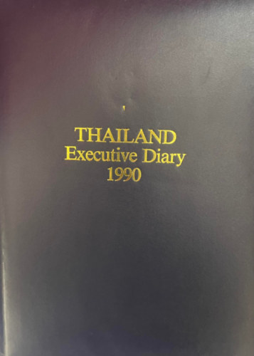 Thailand Executive Diary 1990