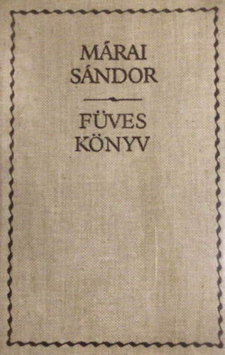 M�rai S�ndor - F�ves k�nyv