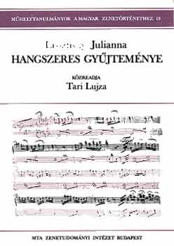 Kzreadja Tari Lujza - Lissznyay Julianna hangszeres gyjtemnye