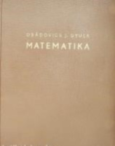 Obdovics J. Gyula - Matematika (Obdovics)