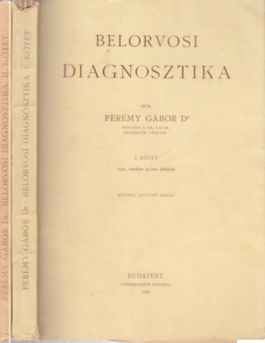 Per�my G�bor Dr. - Belorvosi diagnosztika I-II.