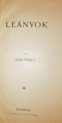 Lux Terka - Lenyok