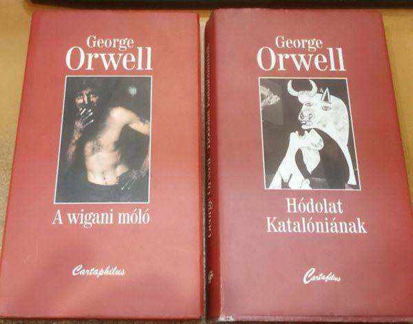 George Orwell - 2 db George Orwell: A wigani m�l� + H�dolat Katal�ni�nak