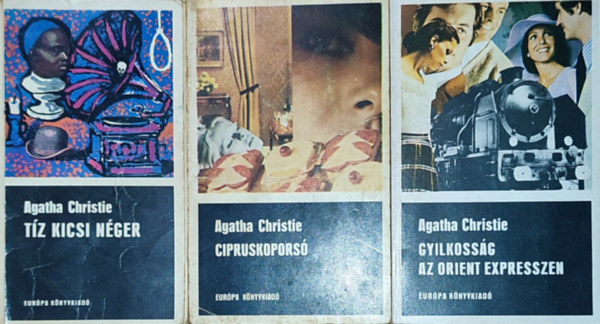 Agatha Christie - 3db Agatha Christie regny - Gyilkossg az Orient expresszen, Tz kicsi nger, Cipruskopors
