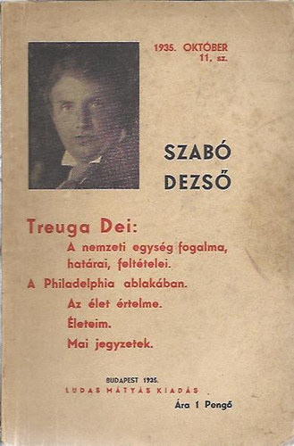 Szab Dezs - Szab Dezs Fzetek 11. - Treuga Dei: