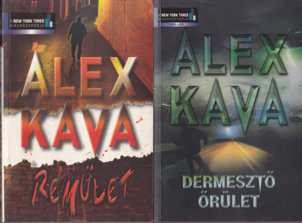 Alex Kava - 2 db Alex Kava krimi: Rémület + Dermesztő őrület