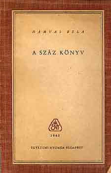 Hamvas Bla - A szz knyv