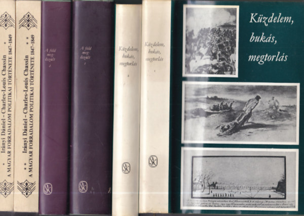 3 mű 6 kötetben: Küzdelem, bukás, megtorlás I-II. + A föld megőszült I-II. + A magyar forradalom politikai története 1847-1849 I-II.