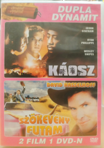 David Hasselhoff Jason Statham - 2 film 1 DVD-n: Káosz - Szökevény futam (1 DVD)