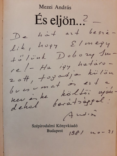 Mezei Andrs - s eljn...