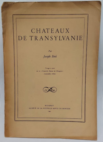 Joseph Bir - Chateaux de Transylvanie