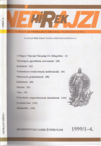 Nprajzi hrek 1999/1-4. (teljes vfolyam, egy ktetben)