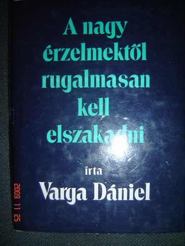 Varga Dániel - A nagy érzelmektől rugalmasan kell elszakadni