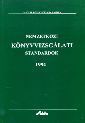 Ifac K�zik�nyv - Nemzetk�zi k�nyvvizsg�lati standardok 1994 - IFAC k�zik�nyv