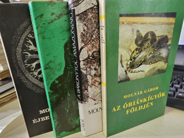 Moln�r G�bor - �jbe zuhant �vek+ Kalandok a braz�liai �serd�ben+ A Bakonyt�l Amaz�ni�ig+ Az �ri�sk�gy�k f�ldj�n