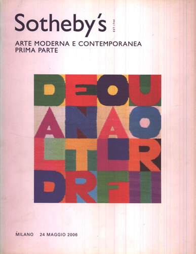 Sotheby's: Arte moderna e contemporanea I-II. (24. maggio, 2006)