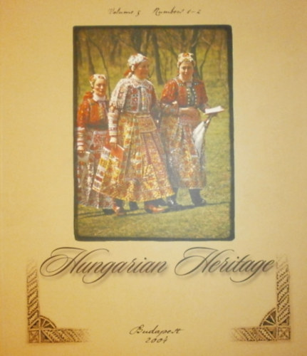 Hopp�l Mih�ly  ( szerk.) - Hungarian Heritage Volume 5. Number 1-2.
