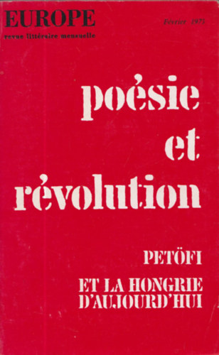 Europe - Po�sie et r�volution