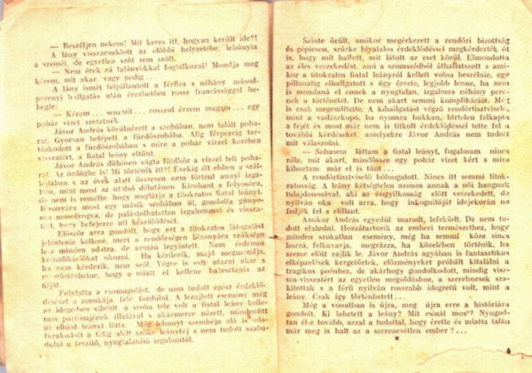 Hajnal L�szl� - P�risi kaland- A kaland 111 -es reg�nye