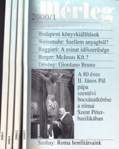 Mrleg - Lapok s knyvek szemlje - 36. vfolyam 2000/1-4