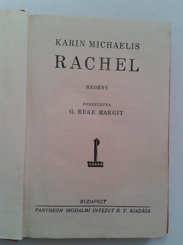 Karin Michaelis - Rachel