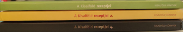 A Kisalföld receptjei 1,2,4 (3 kötet)