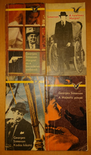 Georges Simenon - 4 knyv Georges Simenontl: Kds kikt, A MAjestic pinci, Maigret s a becsletes emberek, A trelmes Maigret