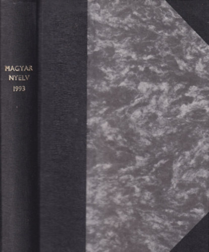Juh�sz Dezs�  (szerk.) - Magyar nyelv 1993. - Teljes �vfolyam