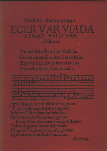 Tin�di Sebesty�n - Eger v�r viadalj�r�l val� �nek