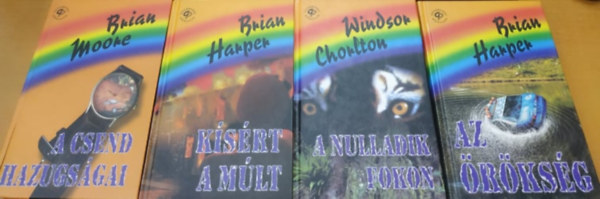 General Press krimi sorozat 4 db Brian Moore: A csend hazugságai / Brian Moore: A nulladik fokon / Brian Harper: Az örökség / Brian Harper: Kísért a múlt