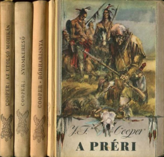 J. F Cooper - Az utols� Mohik�n - A pr�ri - Nyomkeres� - B�rharisnya
