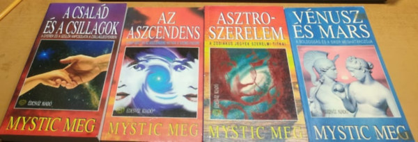 Mystic Meg - 4 db Mystic Meg: A csald s a csillagok + Az aszcendens + Asztro-szerelem + Vnusz s Mars