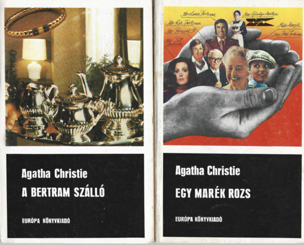 Agatha Christie - 2 db könyv, A Bertram szálló, Egy marék rozs