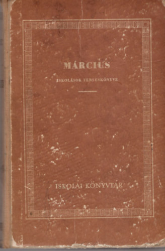 Március-iskolások verseskönyve