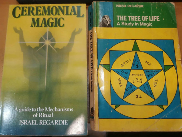 Israel Regardie - 2 db Israel Regardie: Ceremonial Magic: A guide to the Mechanism of Ritual + The Tree of Life: A Study in Magic