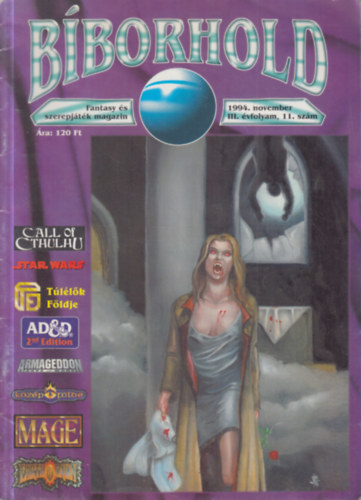 B�borhold fantasy �s szerepj�t�k magazin (1994. november)- III. �vfolyam, 11. sz�m